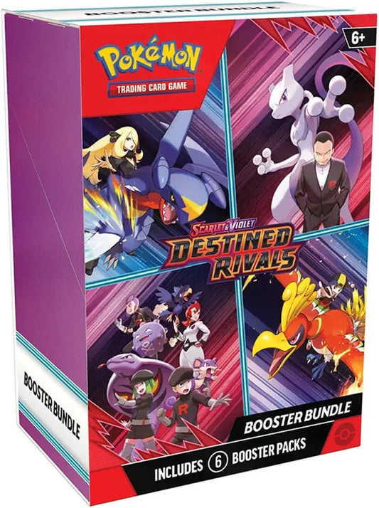 POKEMON SCARLET & VIOLET - DESTINED RIVALS BOOSTER BUNDLE (6 PACKS)