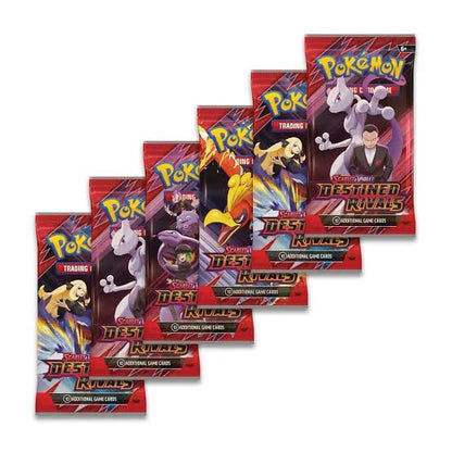 POKEMON SCARLET & VIOLET - DESTINED RIVALS BOOSTER BUNDLE (6 PACKS)