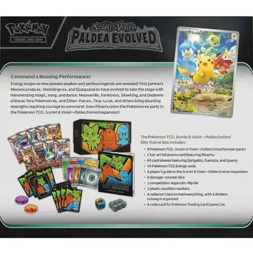 Pokémon – Trading Card Game: Scarlet & Violet—Paldea Evolved Elite Trainer Box